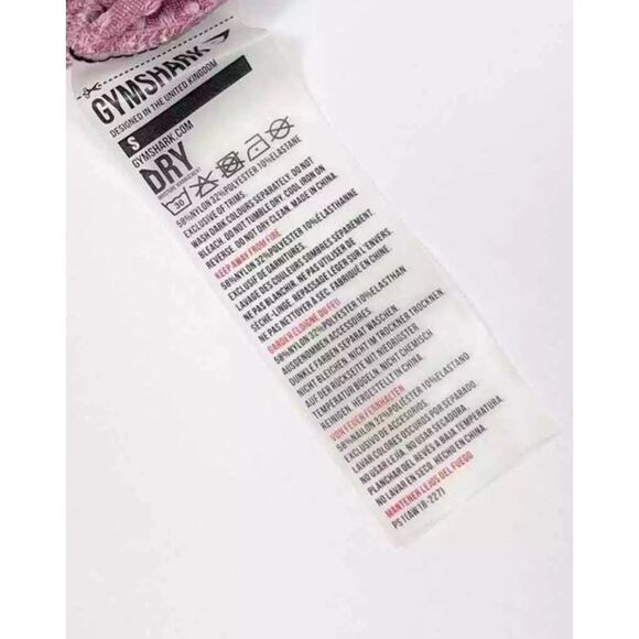 NWOT-Gymshark Vital Seamless Pink Contour Leggings Youth Size 24”X 22.5” - Picture 9 of 9